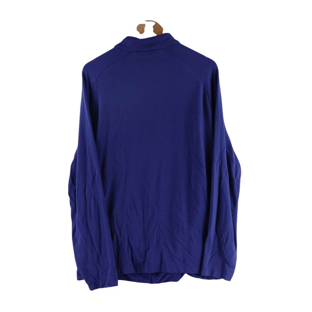 Travis Mathew Mens M Royal Blue Quarter Zip Pullover Cloud Golf Activewear Shirt - Picture 2 of 8